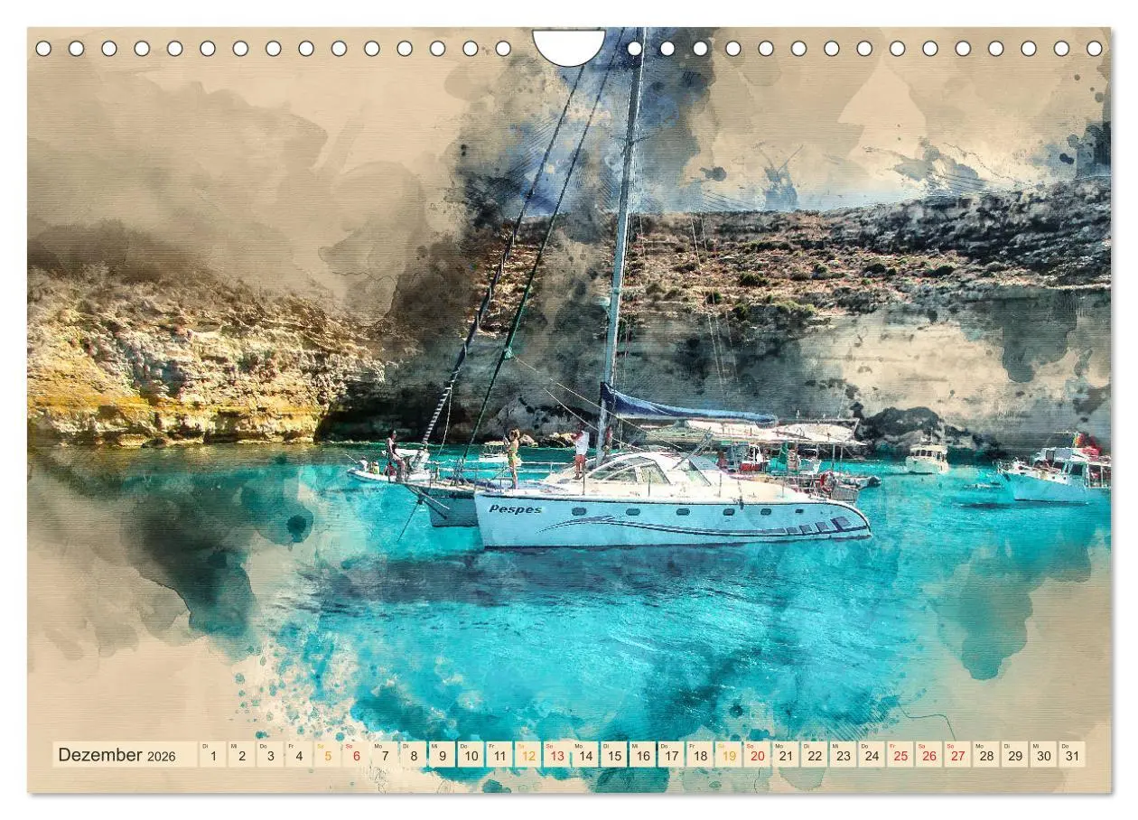 Bild: 9783457879085 | Ich liebe Segeln (Wandkalender 2026 DIN A4 quer), CALVENDO...