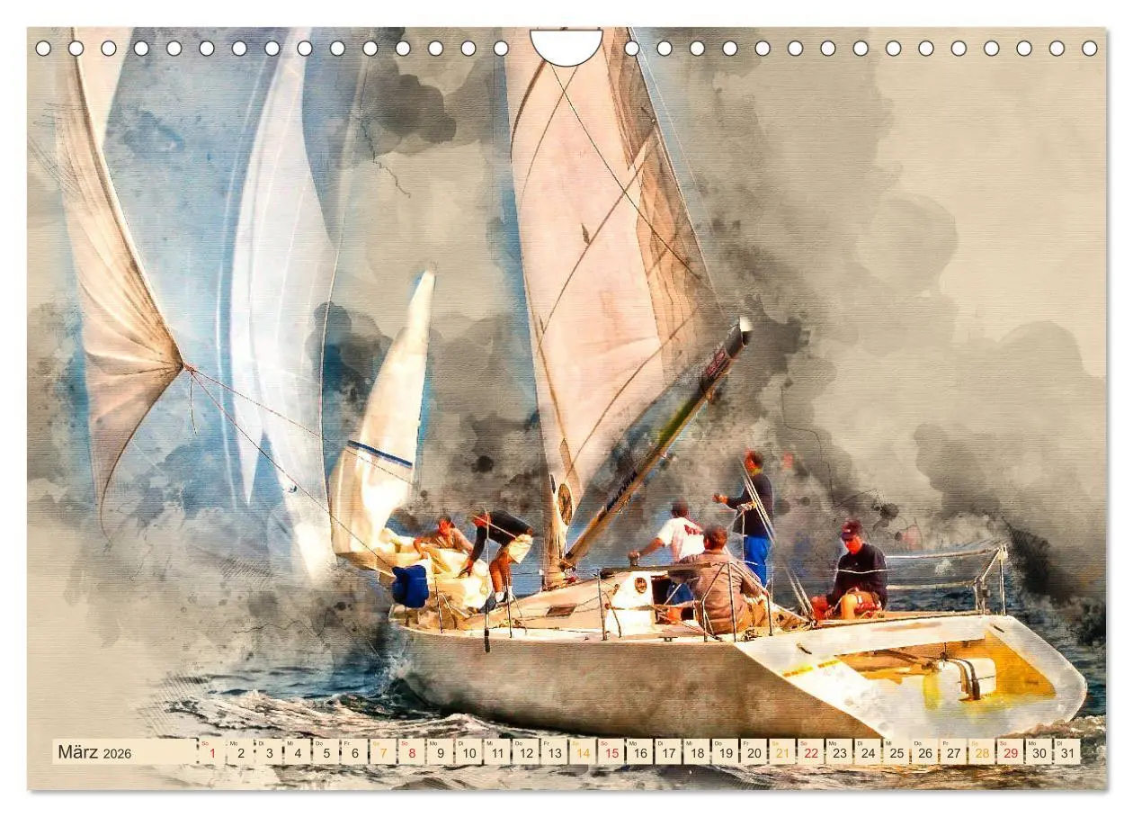 Bild: 9783457879085 | Ich liebe Segeln (Wandkalender 2026 DIN A4 quer), CALVENDO...