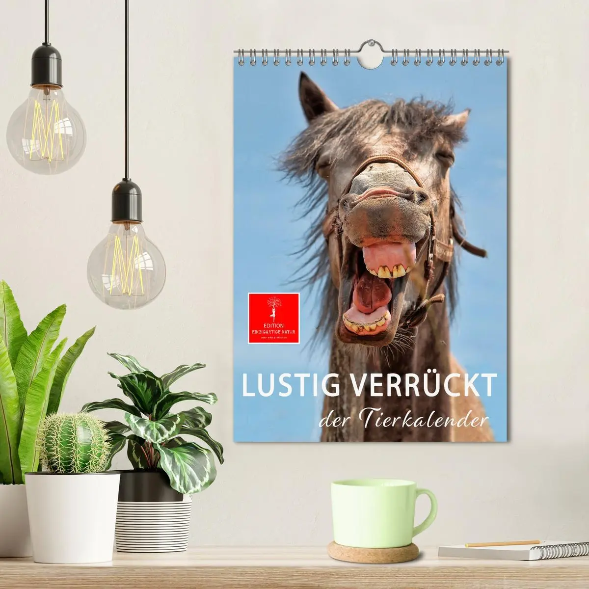 Bild: 9783516349085 | Lustig verrückt - der Tierkalender (Wandkalender 2026 DIN A4 hoch),...