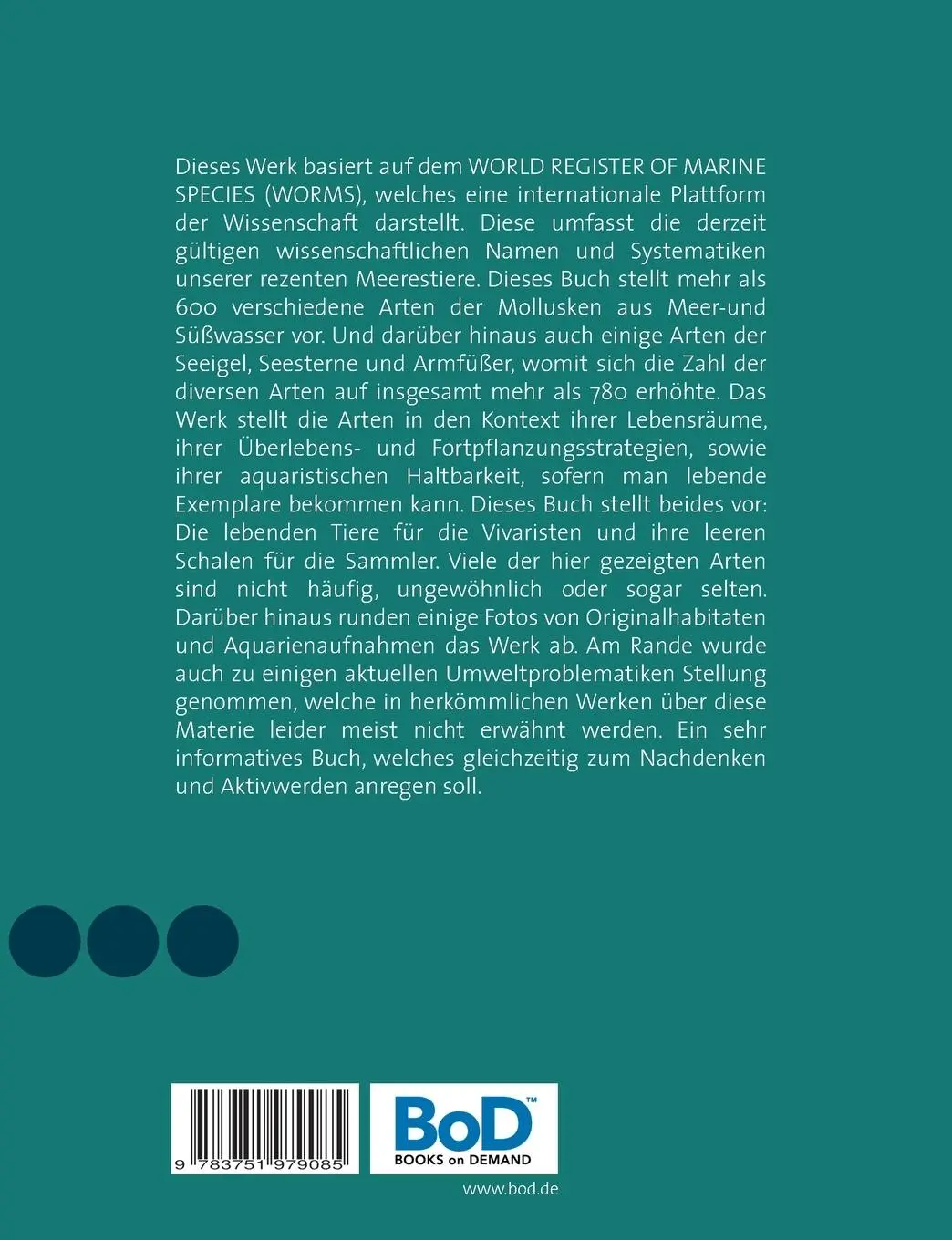 Rückseite: 9783751979085 | Handbuch für den Muschelsammler | Sven Erik Gehrmann | Taschenbuch