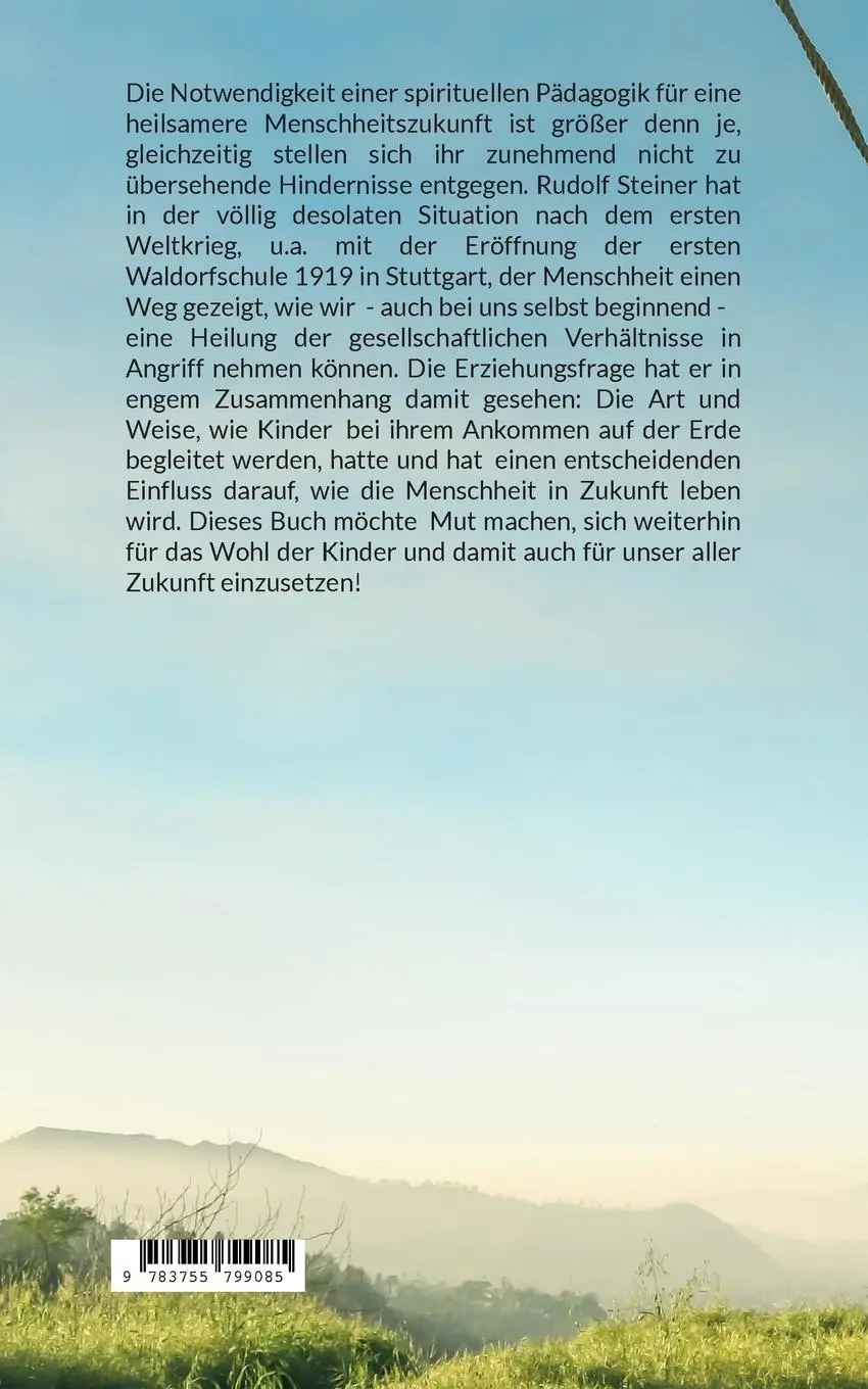 Rückseite: 9783755799085 | Waldorfpädagogik als spirituelle Pädagogik | Antje Bek | Taschenbuch