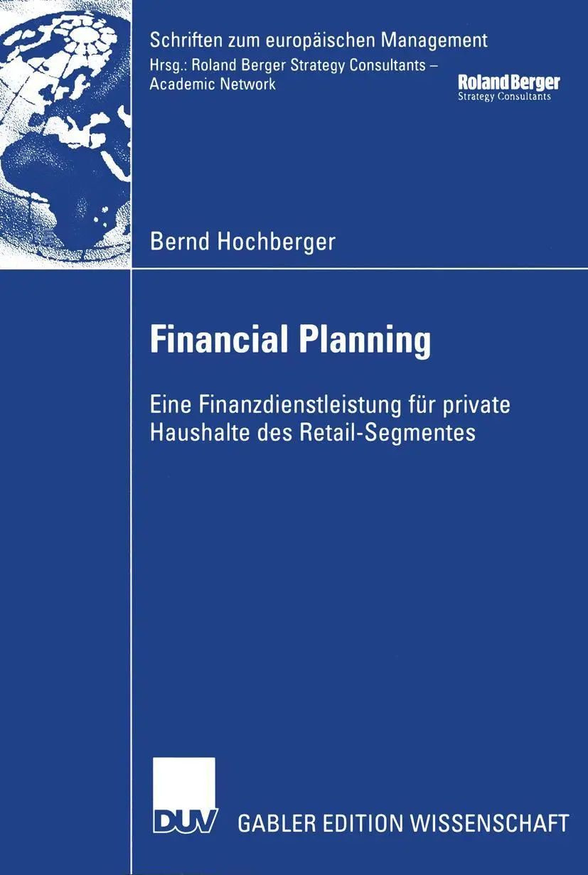 Cover: 9783824479085 | Financial Planning | Bernd Hochberger | Taschenbuch | xxii | Deutsch