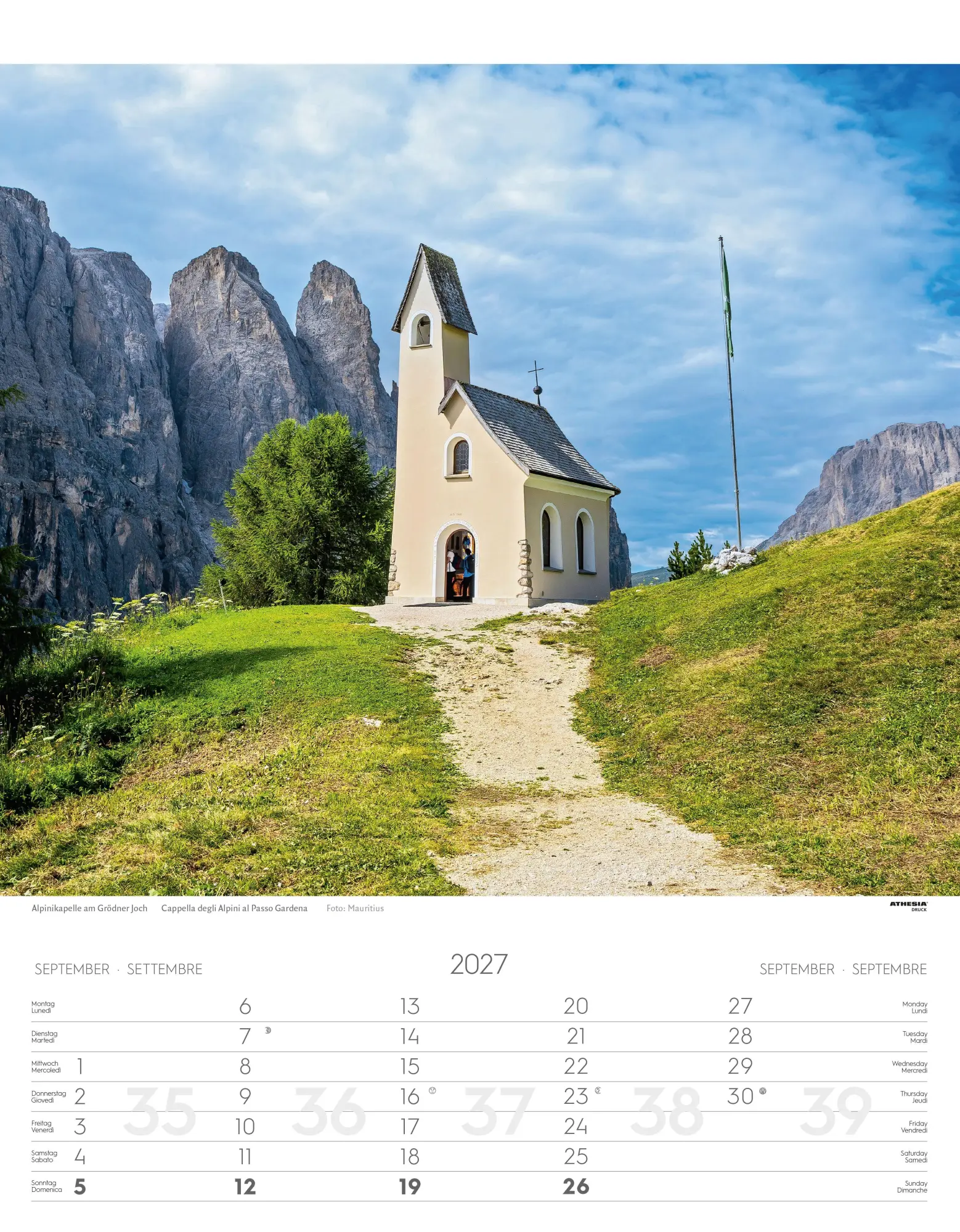 Bild: 9788868399085 | Südtirol Kalender 2027 | Alto Adige - South Tyrol | Verlag | Kalender