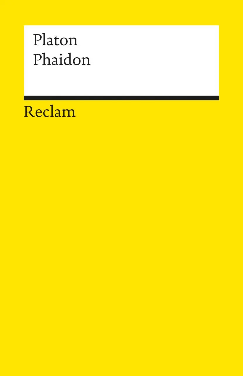 Cover: 9783150009185 | Phaidon | Platon | Taschenbuch | Reclam Universal-Bibliothek | 125 S.