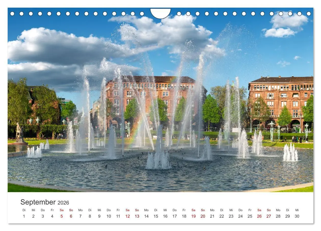 Bild: 9783457319185 | Der Mannheimer Wasserturm (Wandkalender 2026 DIN A4 quer), CALVENDO...