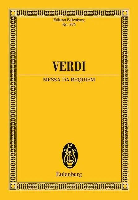 Cover: 9783795769185 | Messa da Requiem | Giuseppe Verdi | Buch | 300 S. | Latein | 1979