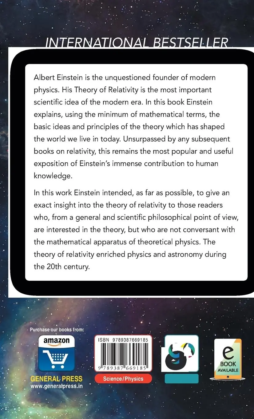 Rückseite: 9789387669185 | Relativity | Albert Einstein | Buch | Englisch | 2018 | General Press