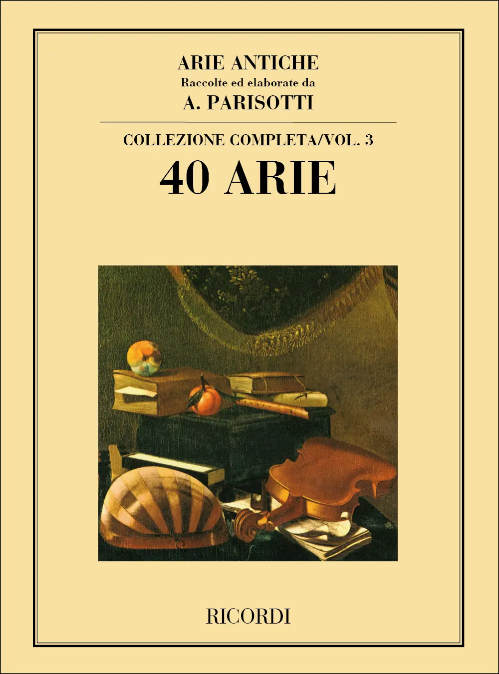 Cover: 9790041019185 | Arie Antiche: 40 Arie Vol. 3 | Buch | 1984 | Ricordi