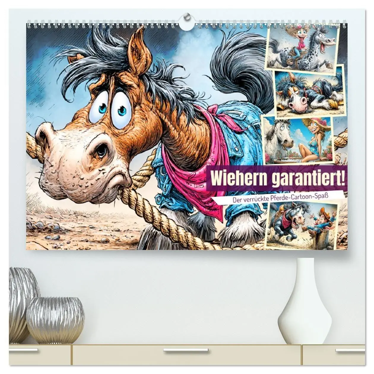 Cover: 9783516709285 | Wiehern garantiert. Der verrückte Pferde-Cartoon-Spaß (hochwertiger...
