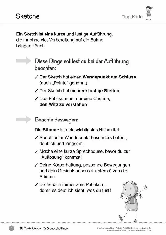 Bild: 9783834669285 | 20 Mini-Sketche für Grundschulkinder | Astrid Grabe (u. a.) | 64 S.