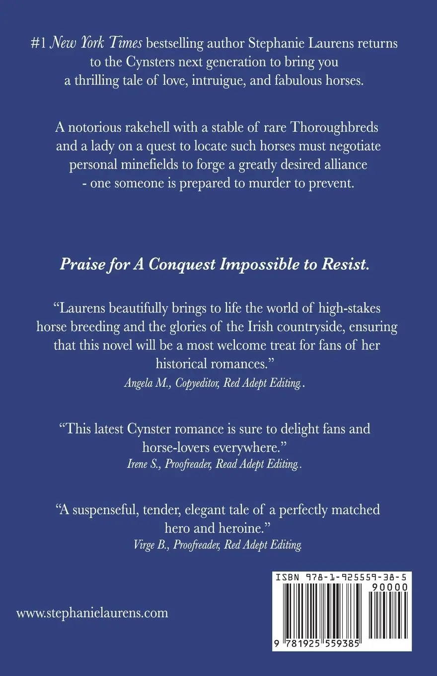 Rückseite: 9781925559385 | A Conquest Impossible to Resist | Stephanie Laurens | Taschenbuch
