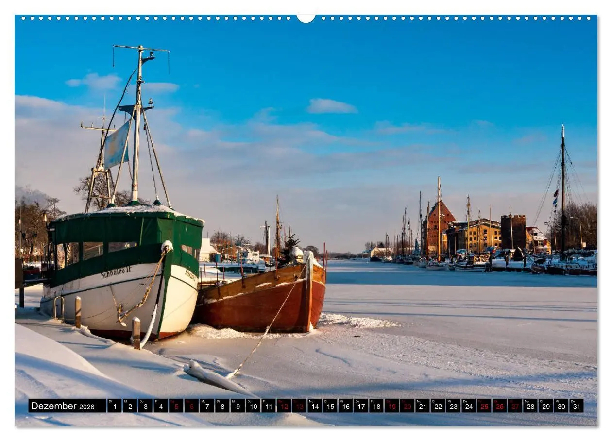 Bild: 9783457849385 | Hansestadt Greifswald (Wandkalender 2026 DIN A2 quer), CALVENDO...