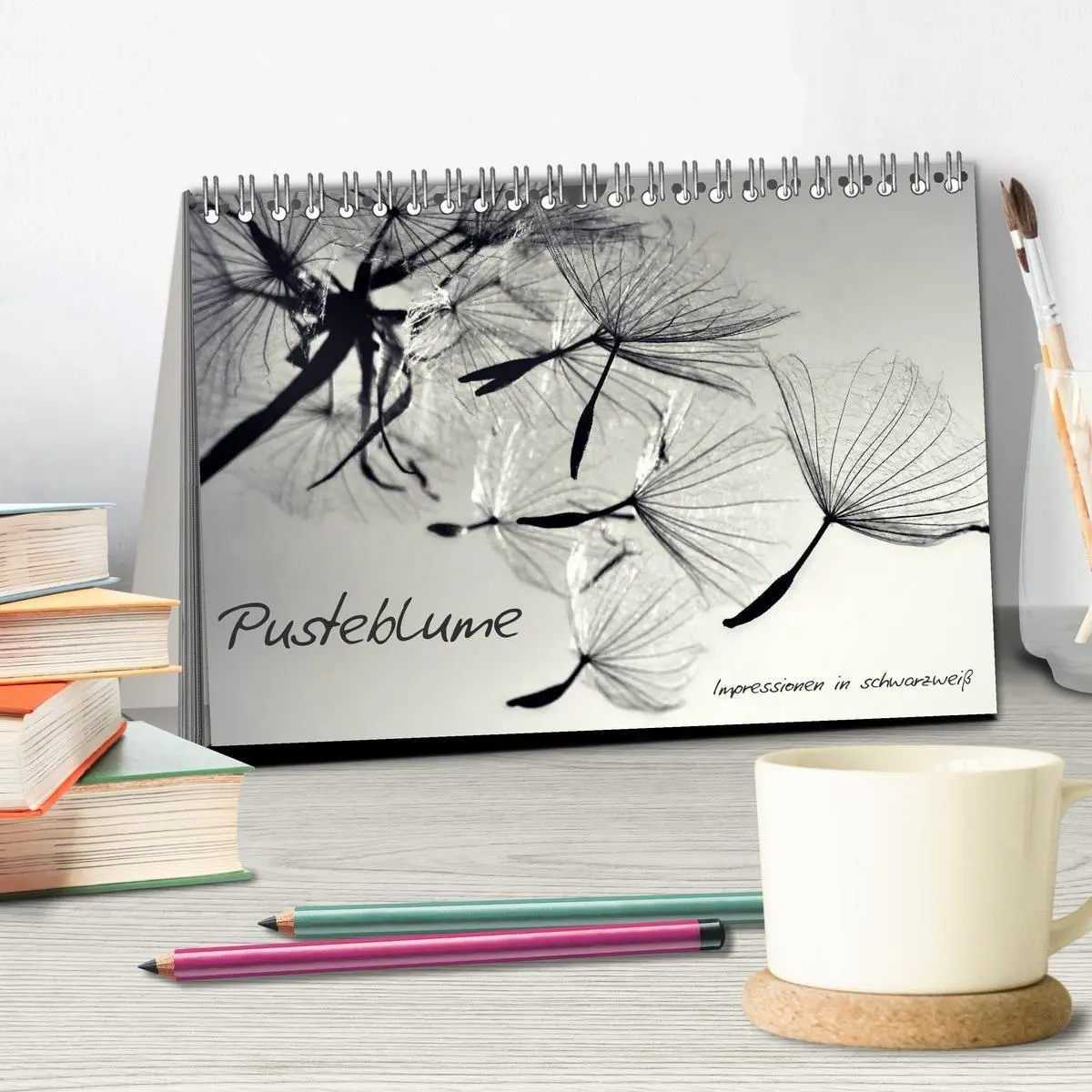 Bild: 9783594089385 | Pusteblume - Impressionen in schwarzweiß (Tischkalender 2027 DIN A5...