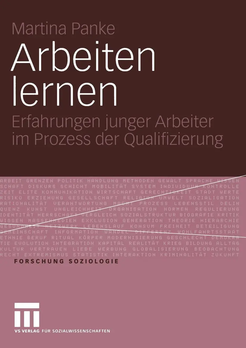 Cover: 9783810039385 | Arbeiten lernen | Martina Panke | Taschenbuch | Forschung Soziologie