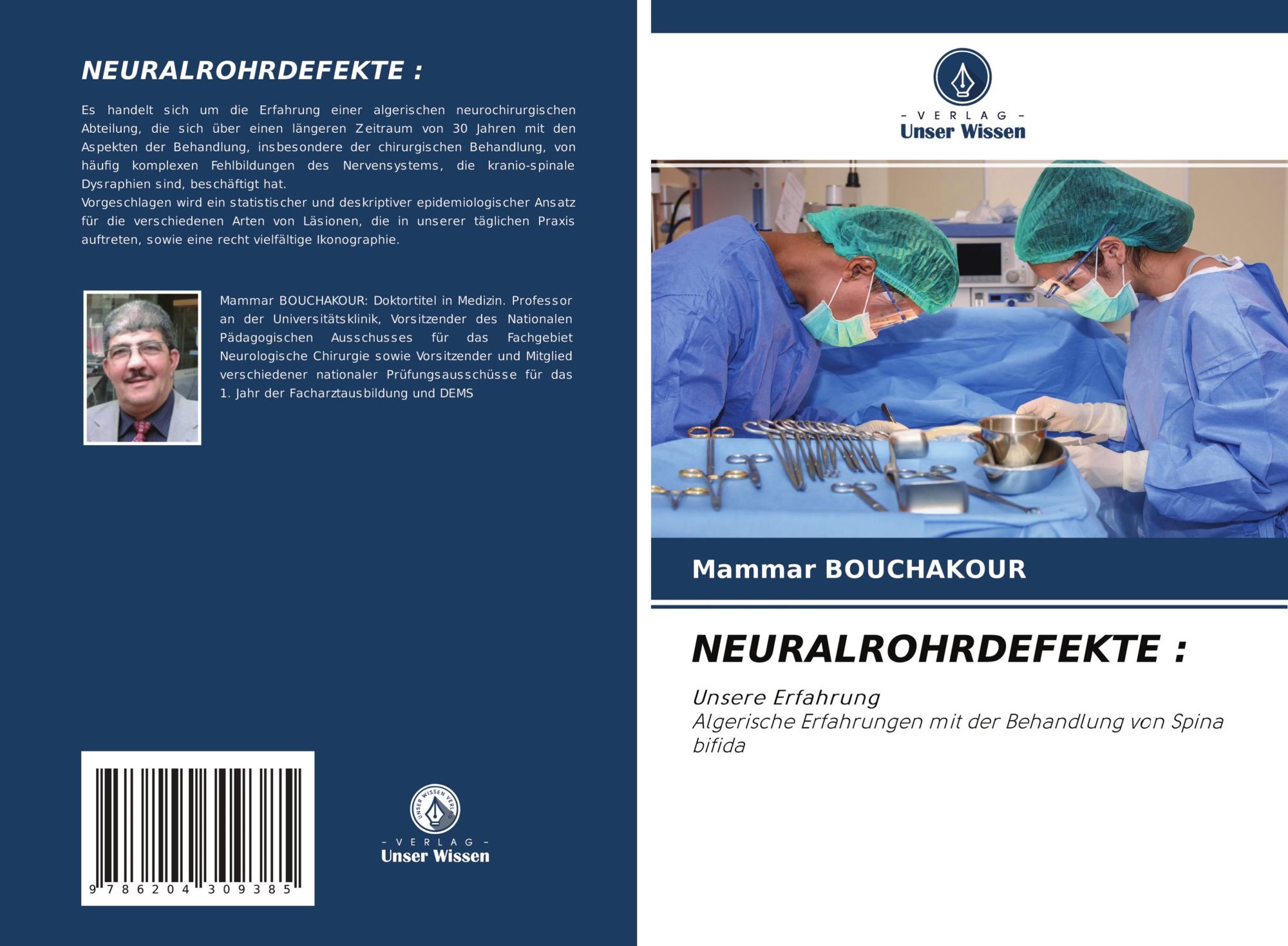 Cover: 9786204309385 | NEURALROHRDEFEKTE : | Mammar Bouchakour | Taschenbuch | Paperback