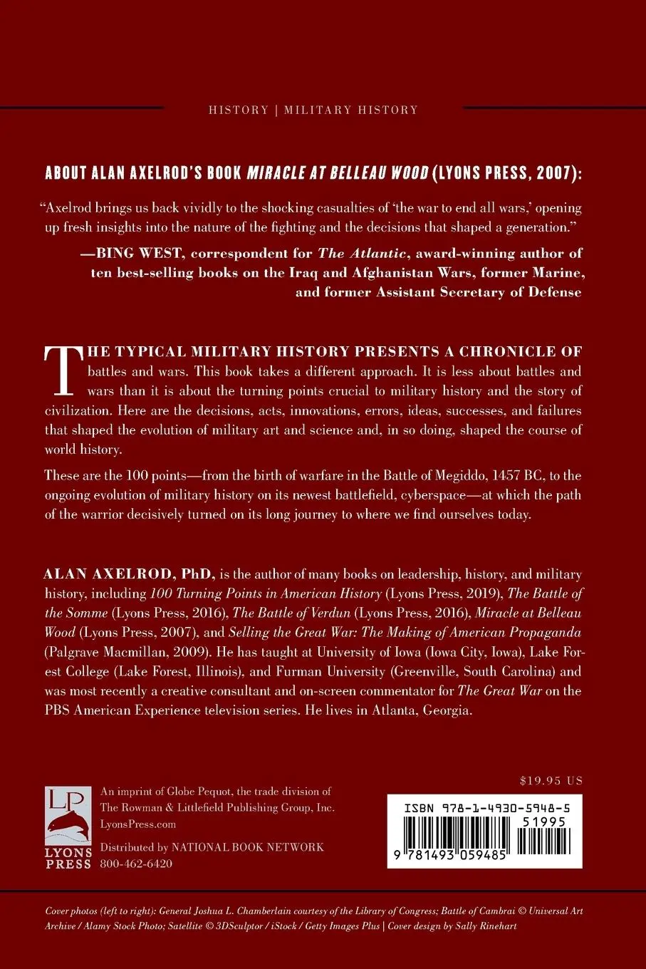 Rückseite: 9781493059485 | 100 Turning Points in Military History | Alan Axelrod | Taschenbuch