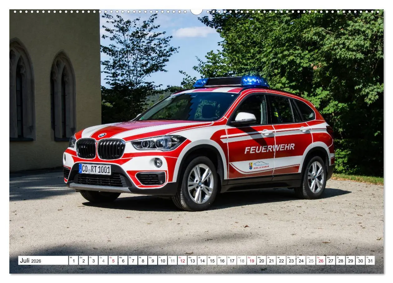 Bild: 9783457839485 | Feuerwehrfahrzeuge (Wandkalender 2026 DIN A2 quer), CALVENDO...