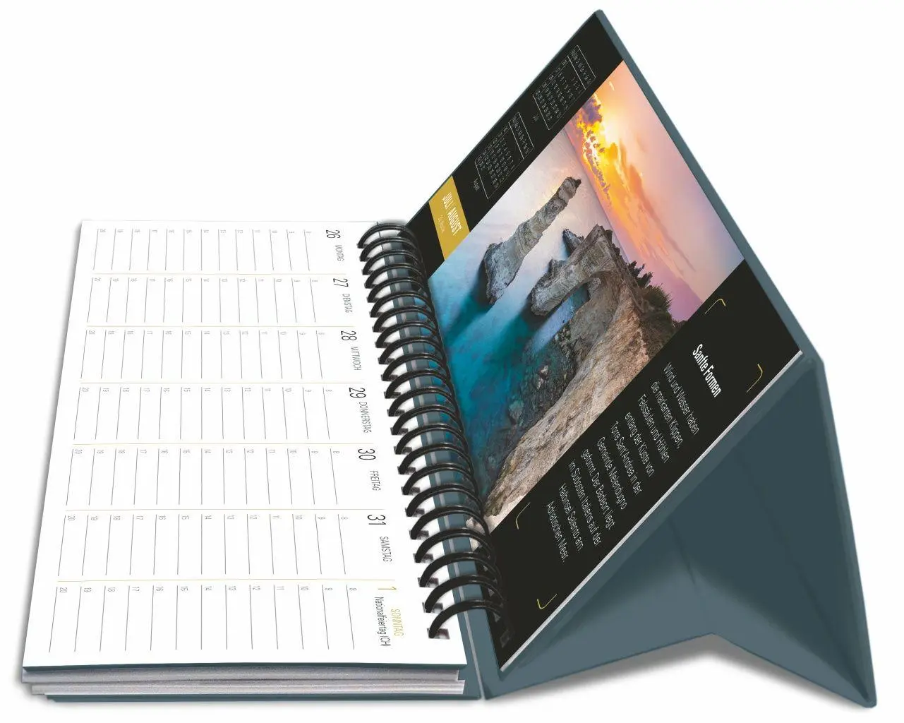 Bild: 9783840039485 | Naturparadiese Premium-Tischplaner 2027 - Wochenkalender mit 53...
