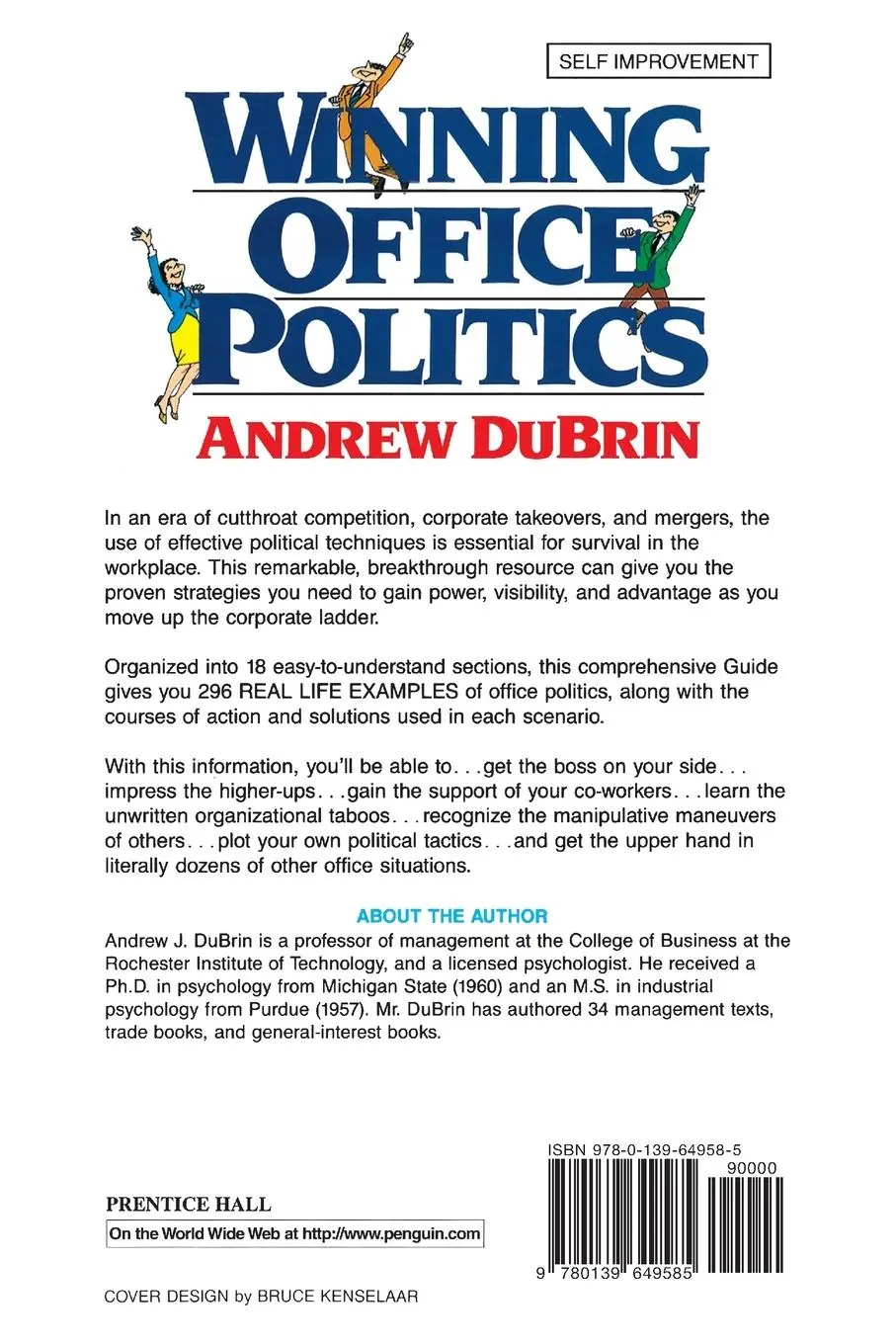 Rückseite: 9780139649585 | Winning Office Politics | Du Brin's Guide for the 90s | Andrew Du Brin