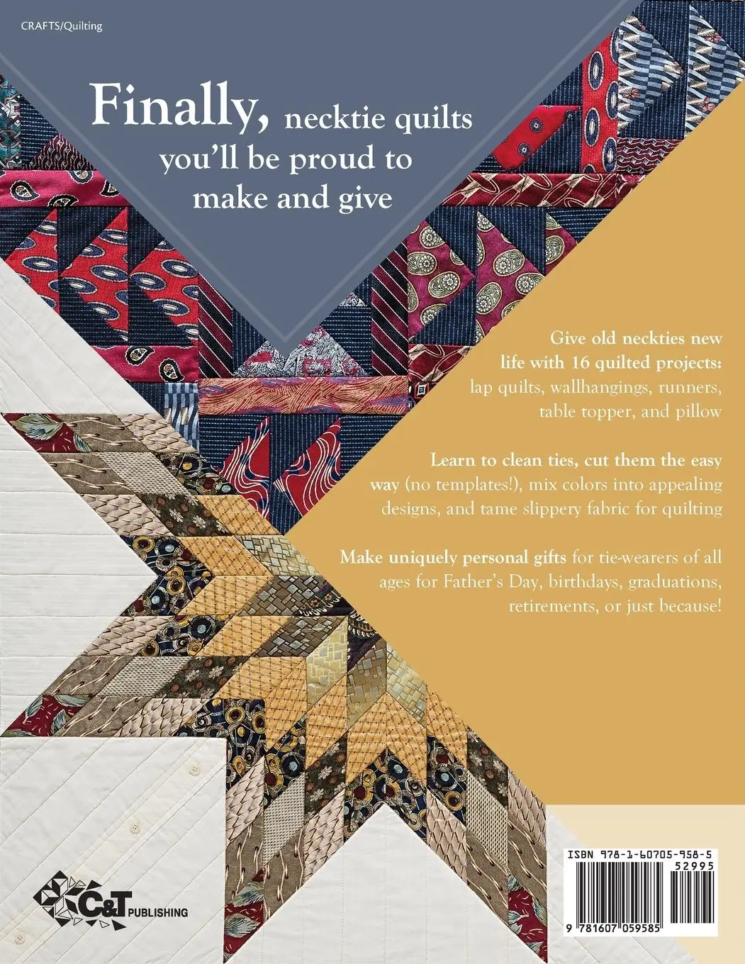 Rückseite: 9781607059585 | Necktie Quilts Reinvented - Print-On-Demand Edition | Copenhaver