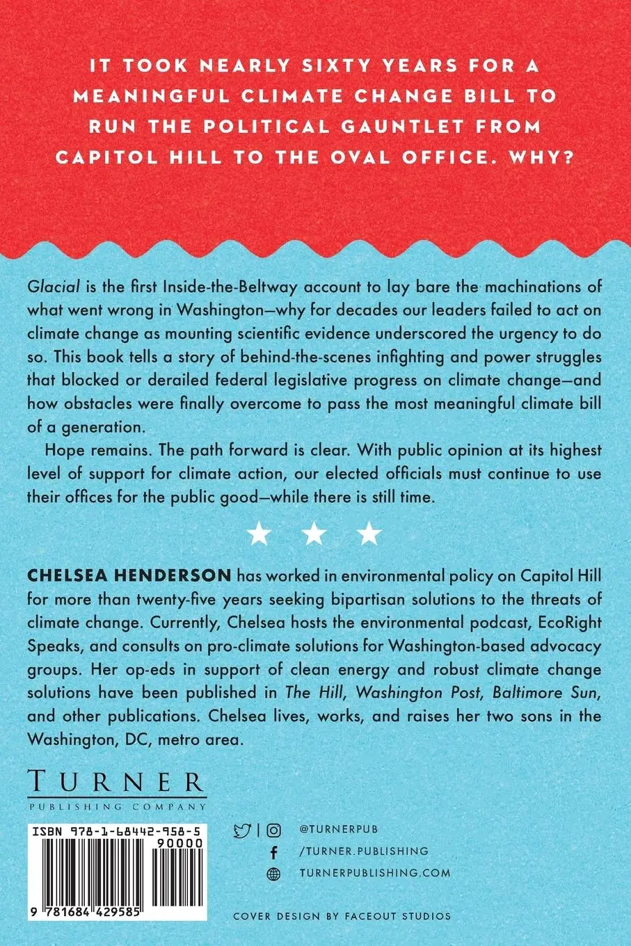 Rückseite: 9781684429585 | Glacial | The Inside Story of Climate Politics | Chelsea Henderson