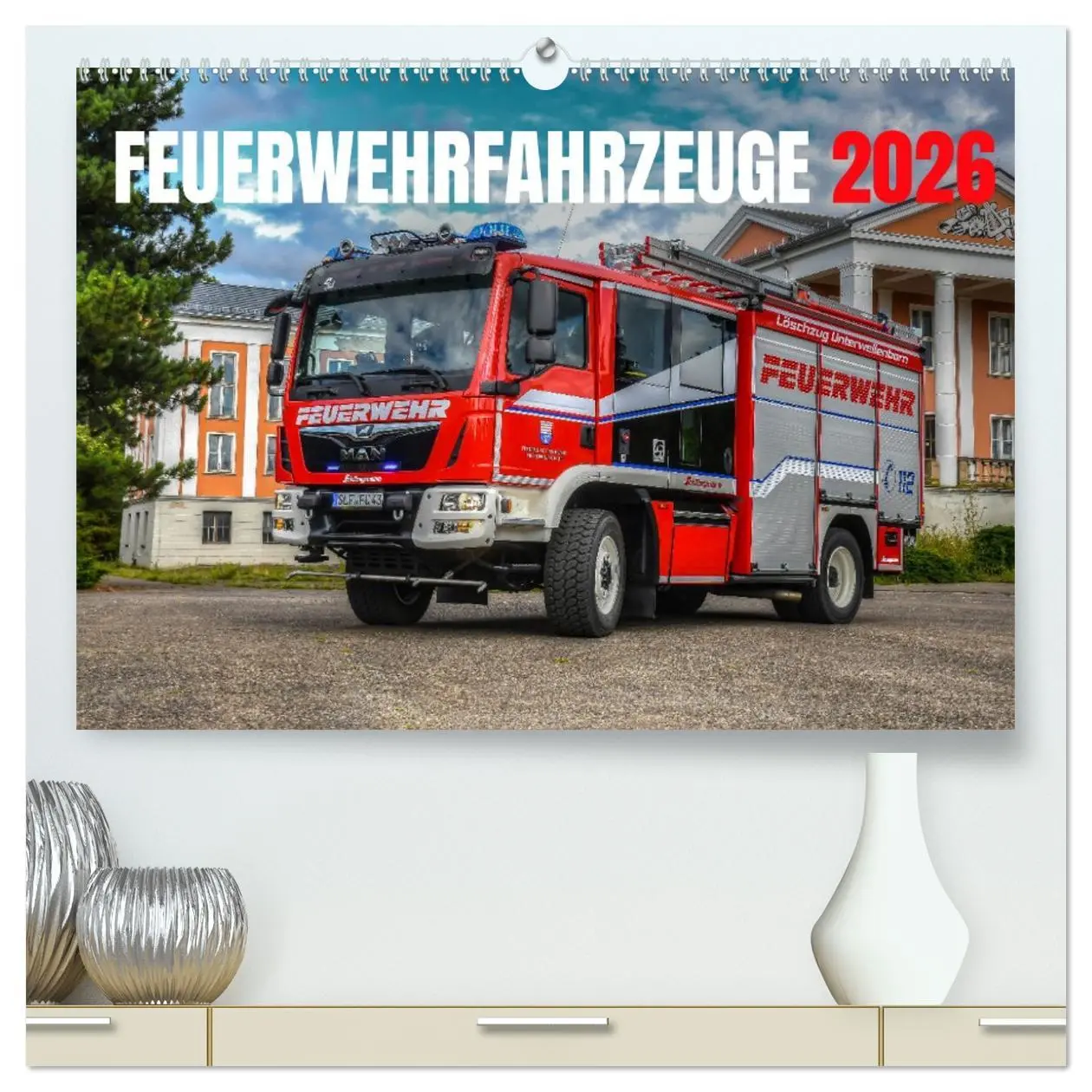 Cover: 9783457449585 | Feuerwehrfahrzeuge (hochwertiger Premium Wandkalender 2026 DIN A2...