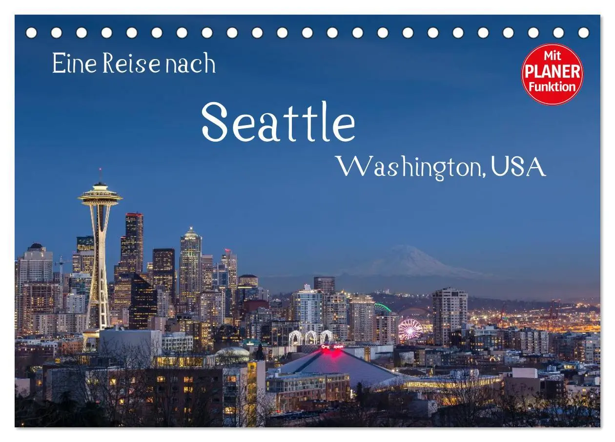 Cover: 9783457759585 | Eine Reise nach Seattle (Tischkalender 2026 DIN A5 quer), CALVENDO...