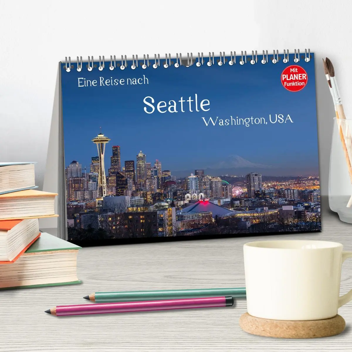 Bild: 9783457759585 | Eine Reise nach Seattle (Tischkalender 2026 DIN A5 quer), CALVENDO...