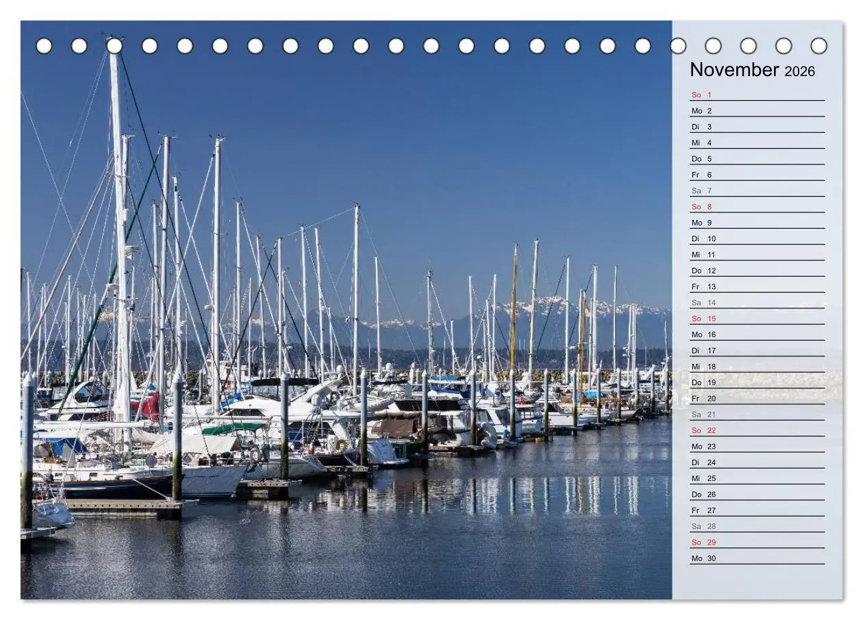 Bild: 9783457759585 | Eine Reise nach Seattle (Tischkalender 2026 DIN A5 quer), CALVENDO...