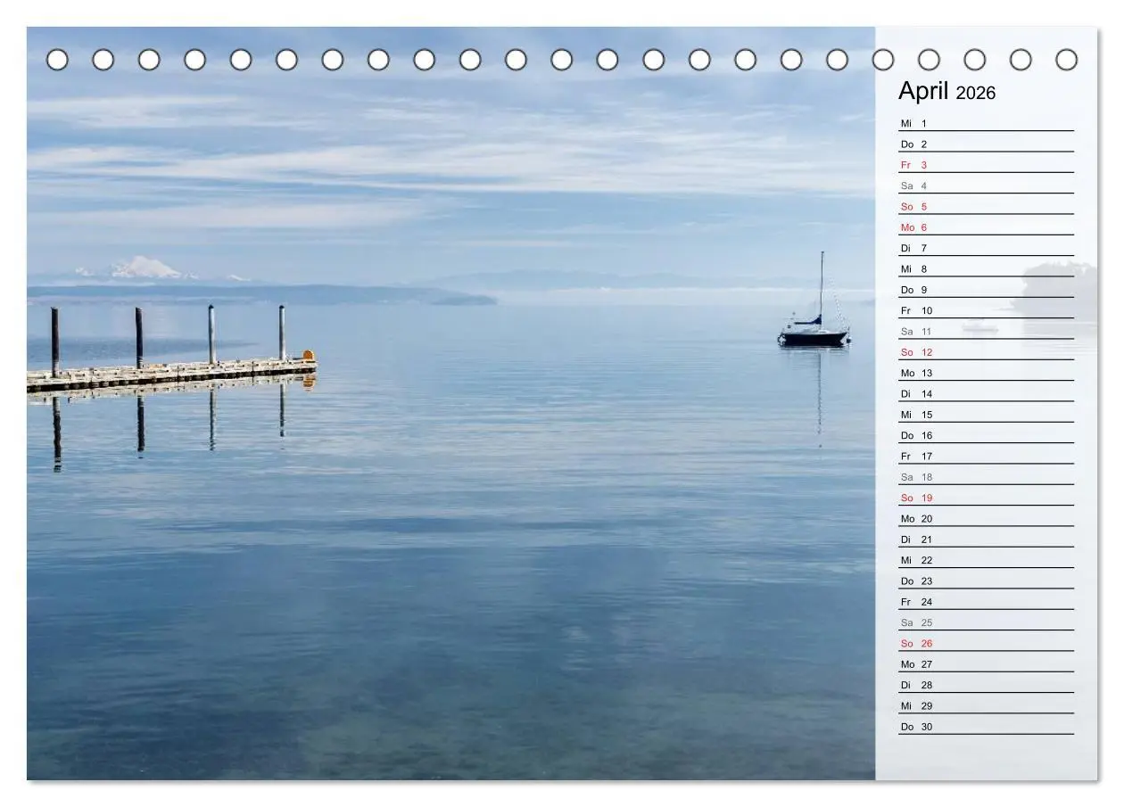 Bild: 9783457759585 | Eine Reise nach Seattle (Tischkalender 2026 DIN A5 quer), CALVENDO...