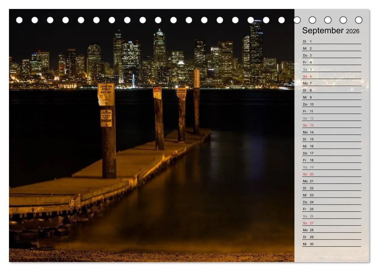Bild: 9783457759585 | Eine Reise nach Seattle (Tischkalender 2026 DIN A5 quer), CALVENDO...