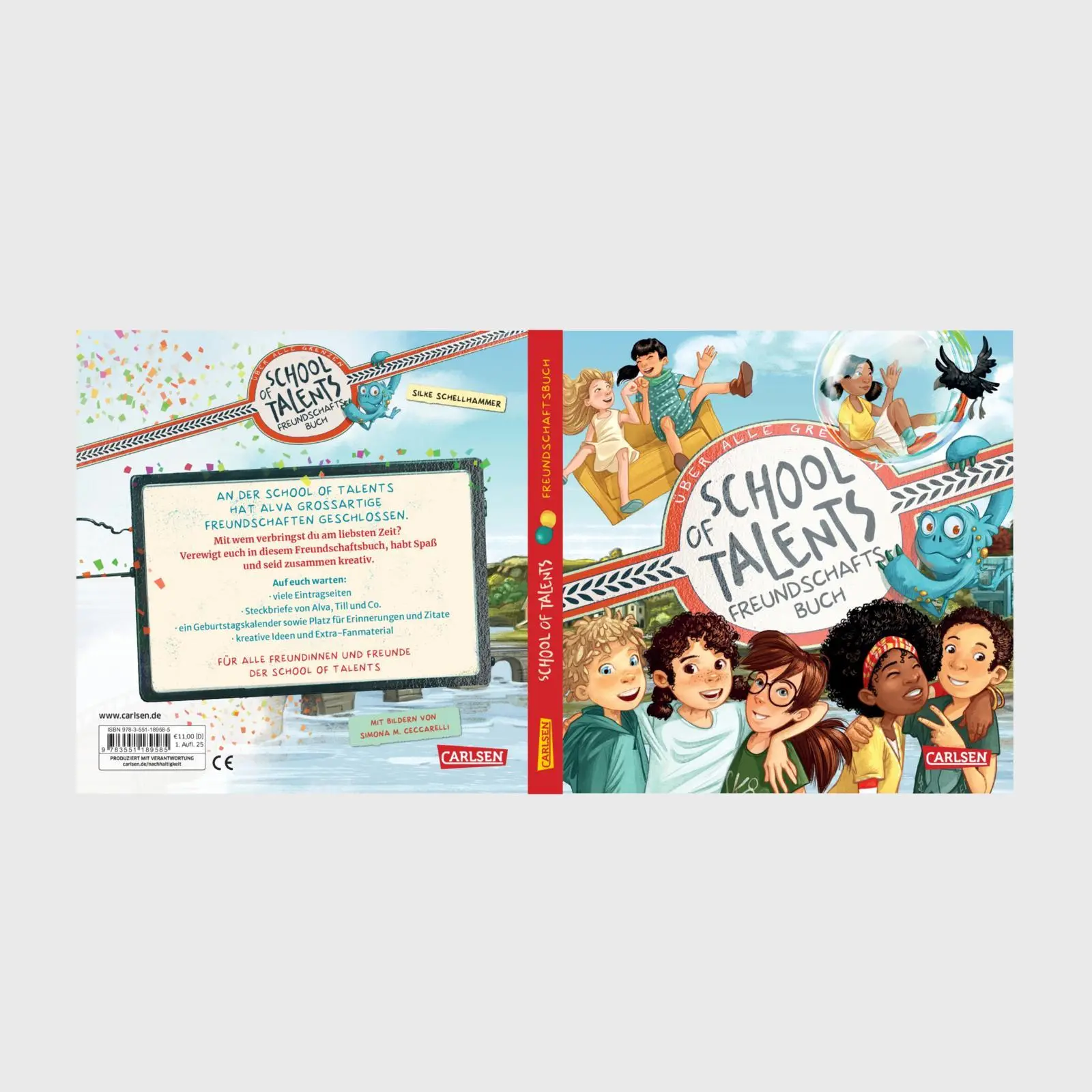 Bild: 9783551189585 | School of Talents: Freundschaftsbuch | Silke Schellhammer | Buch