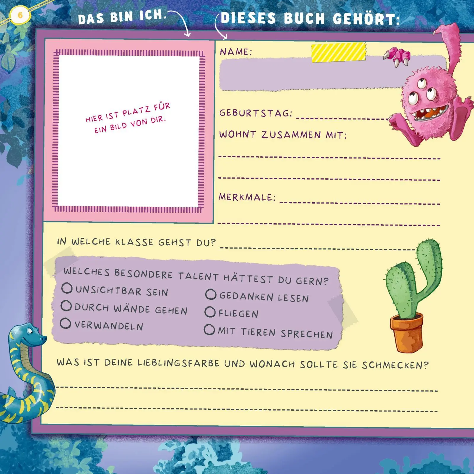 Bild: 9783551189585 | School of Talents: Freundschaftsbuch | Silke Schellhammer | Buch