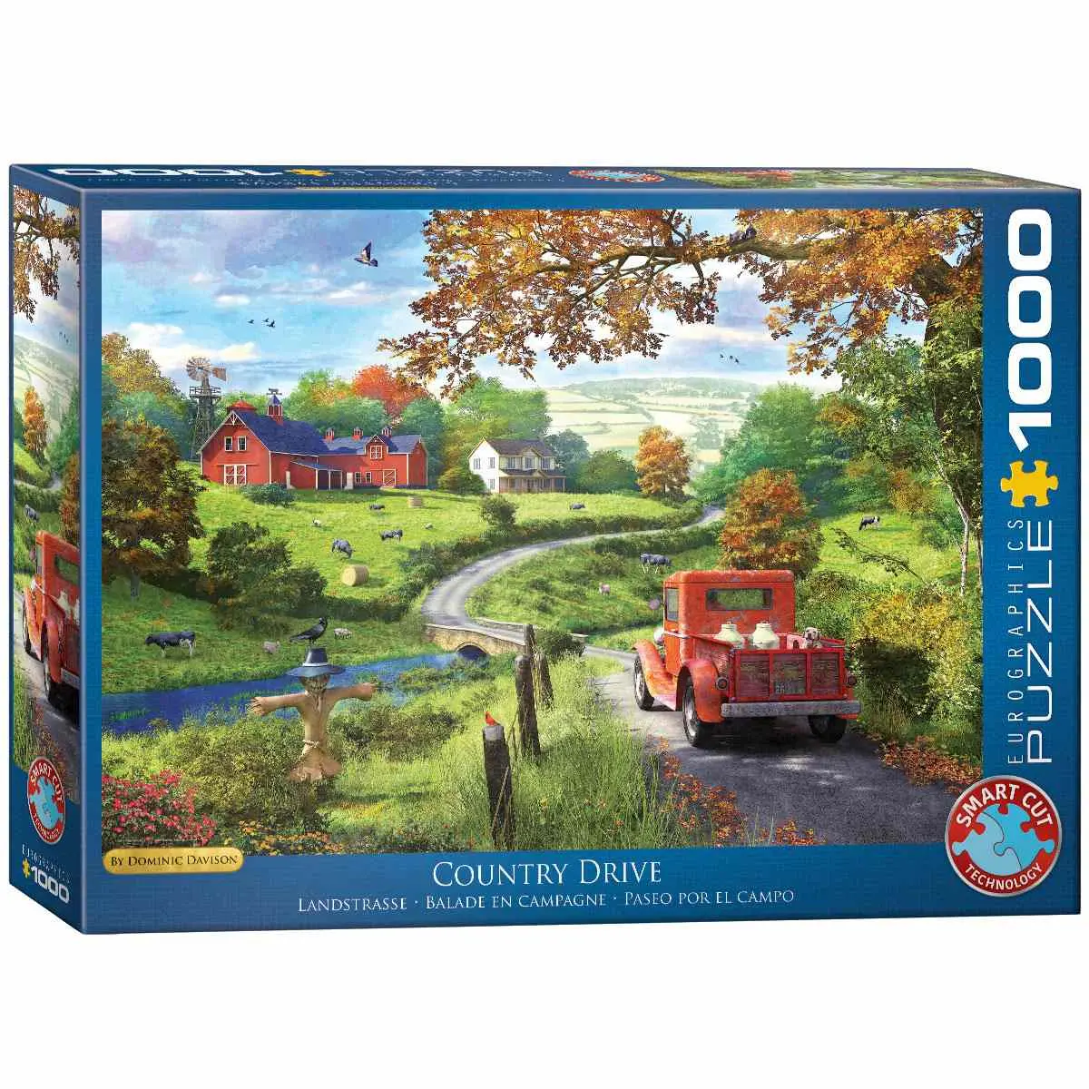 Cover: 628136609685 | The Country Drive | Puzzle | Deutsch | 2018 | Eurographics s.r.o