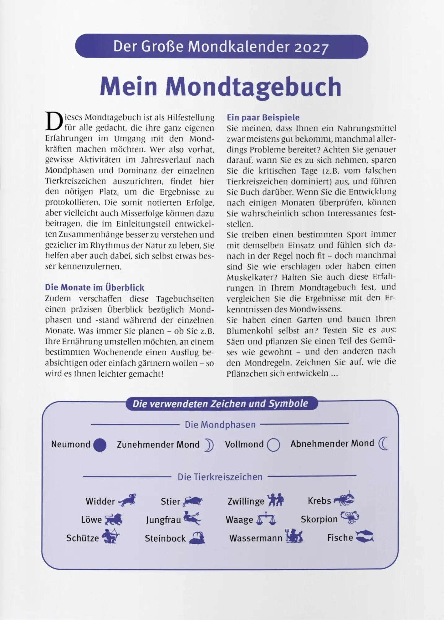 Bild: 9783453239685 | Der große Mondkalender 2027 | Helga Föger | Buch | 448 S. | Deutsch