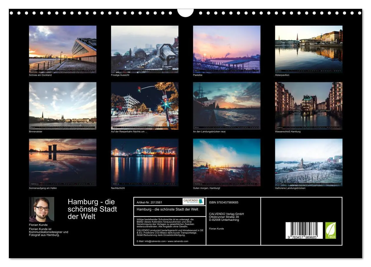 Bild: 9783457989685 | Hamburg - die schönste Stadt der Welt (Wandkalender 2026 DIN A3...