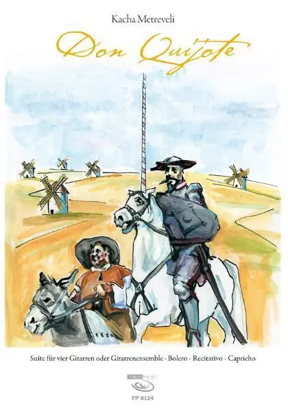 Cover: 9783938679685 | Don Quijote, für 4 Gitarren, Spielpartitur u. Stimmen, mit Audio-CD