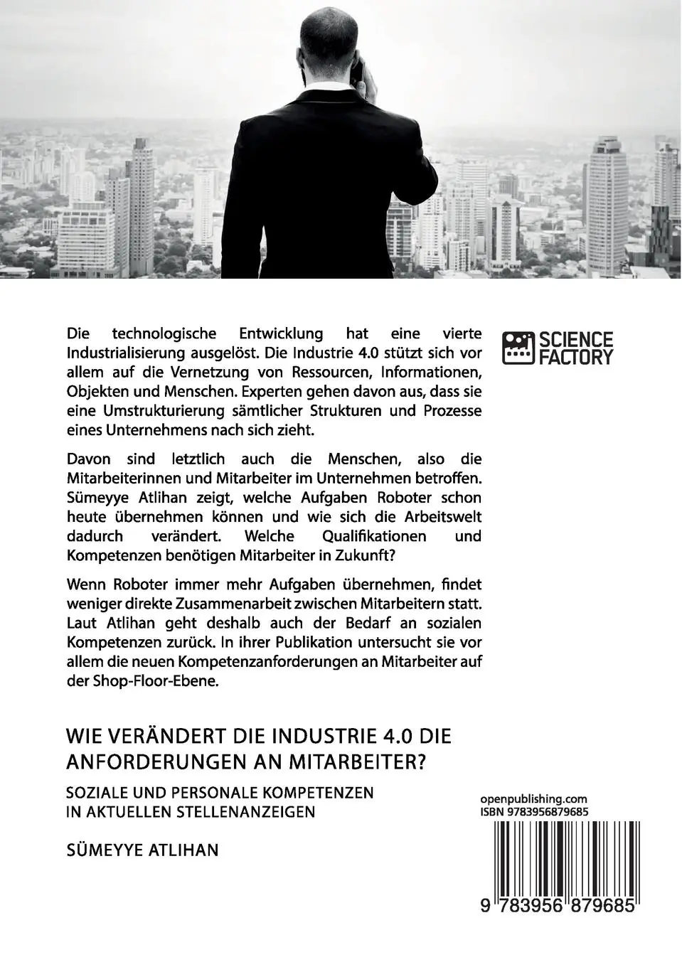 Rückseite: 9783956879685 | Wie verändert die Industrie 4.0 die Anforderungen an Mitarbeiter?...