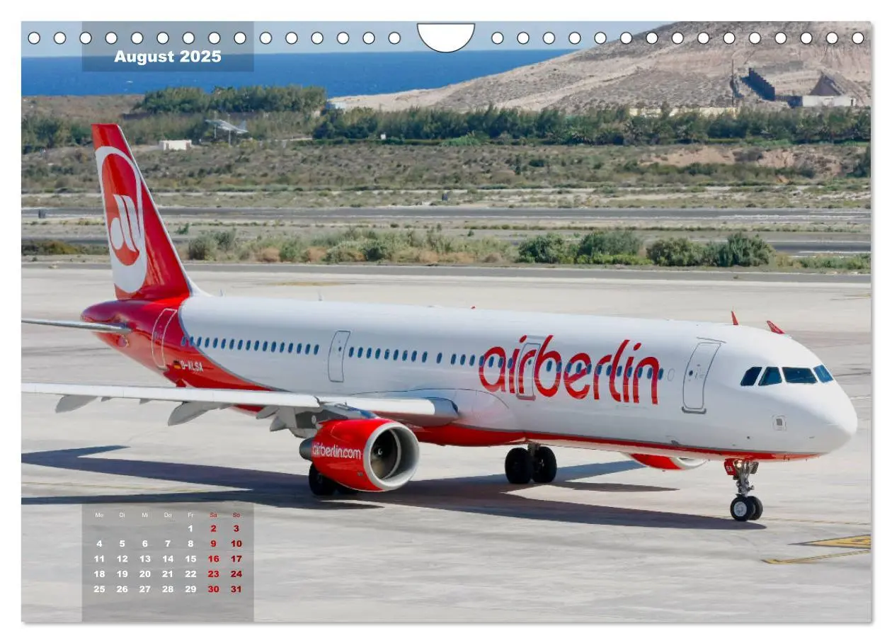 Bild: 9783435339785 | In Memoriam Air Berlin (Wandkalender 2025 DIN A4 quer), CALVENDO...