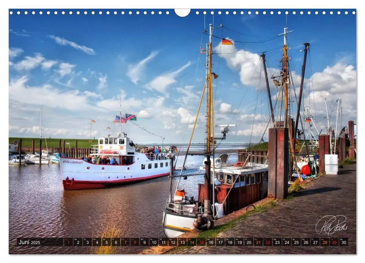 Bild: 9783435719785 | Friesland - Nordseebad Dangast / CH-Version (Wandkalender 2025 DIN...