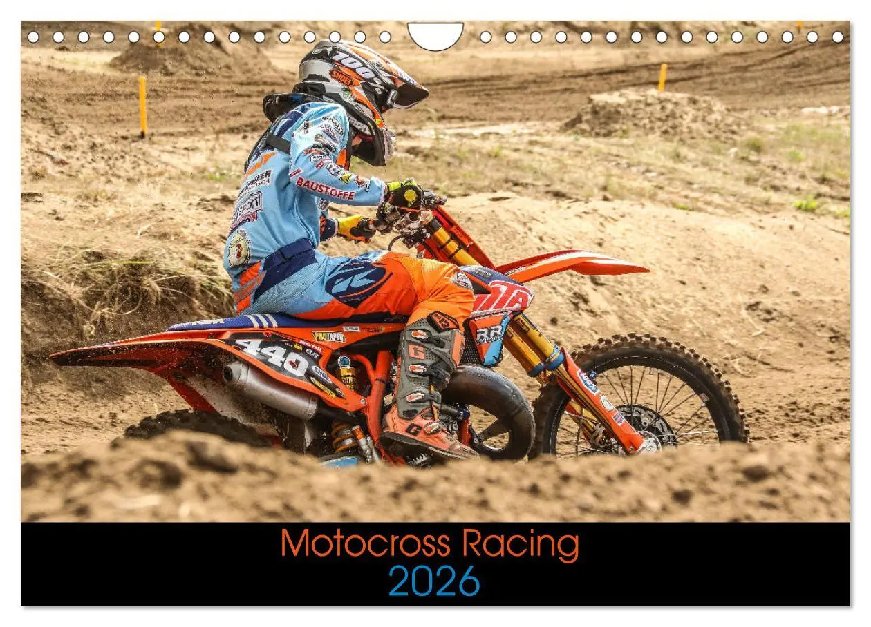 Cover: 9783457809785 | Motocross Racing 2026 (Wandkalender 2026 DIN A4 quer), CALVENDO...
