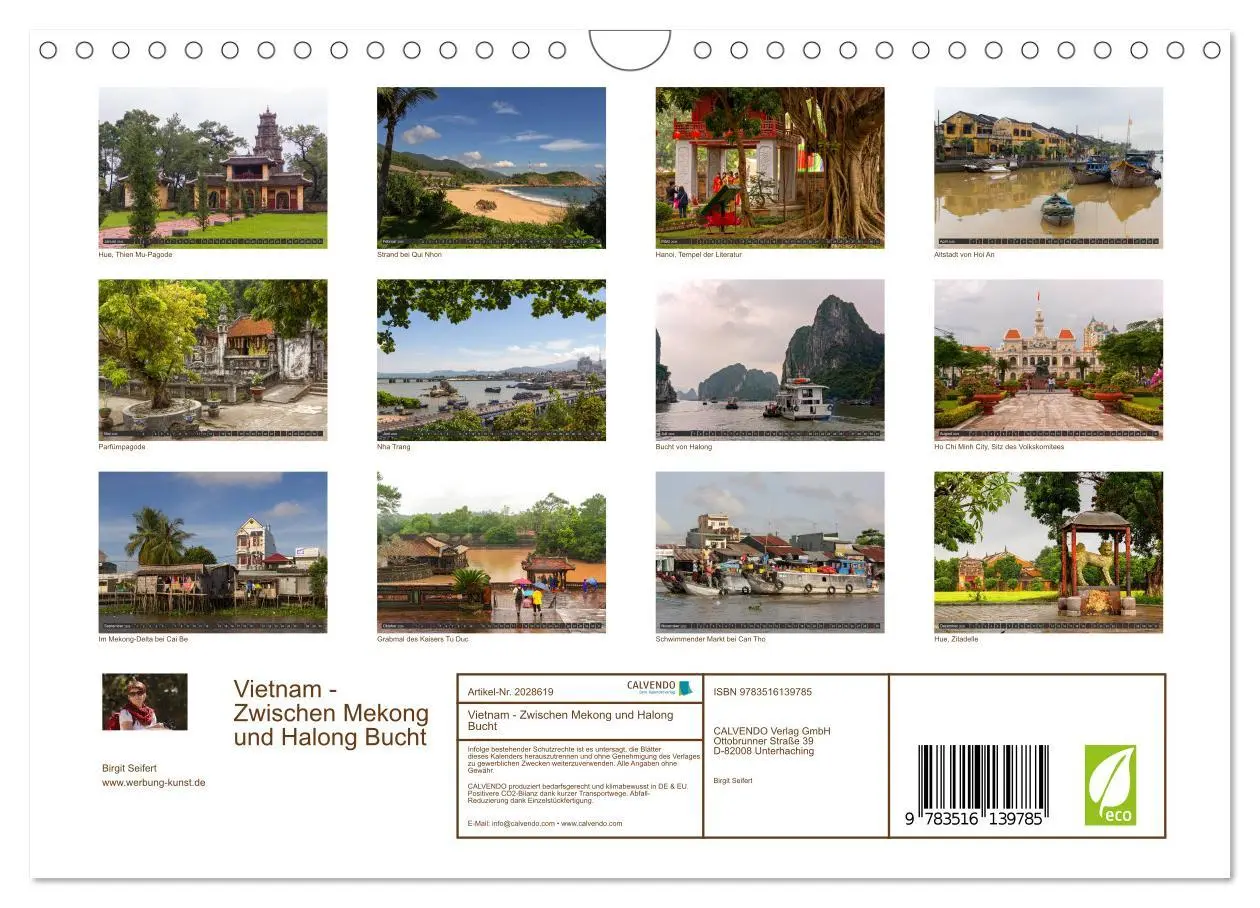 Bild: 9783516139785 | Vietnam - Zwischen Mekong und Halong Bucht (Wandkalender 2026 DIN...