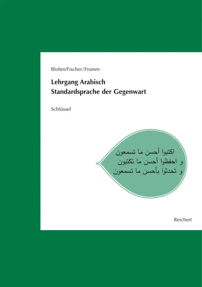 Cover: 9783895009785 | Lehrgang Arabisch. Standardsprache der Gegenwart | Fischer (u. a.)