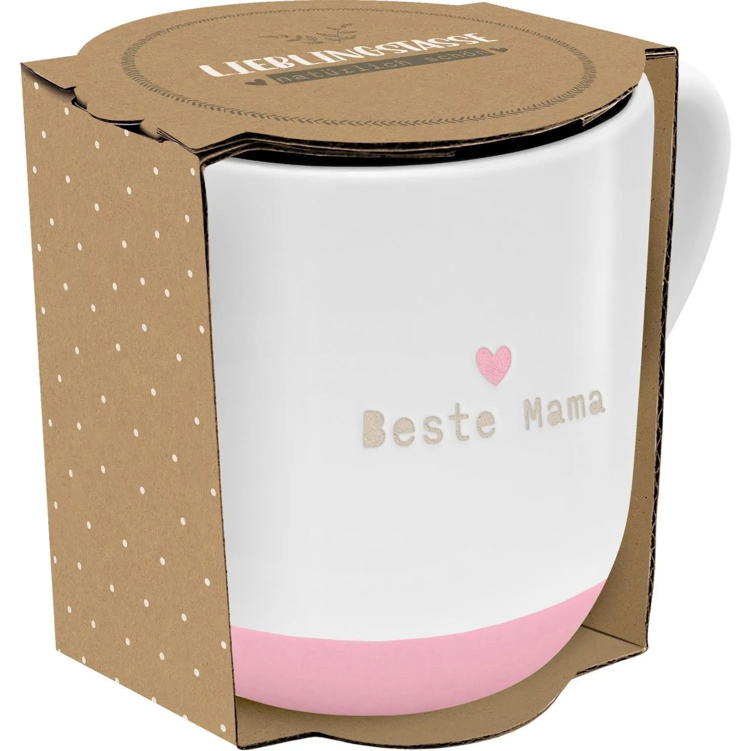 Bild: 4036018489885 | GRUSS &amp; CO Tasse rund graviert, Motiv "Beste Mama" | Deutsch | 2024