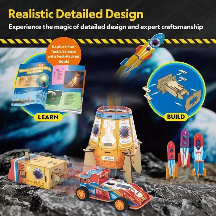 Bild: 7640409429885 | 2in1 Rakete &amp; Rennwagen | Herausgegeben von CUBICFUN | Spiel | 661099