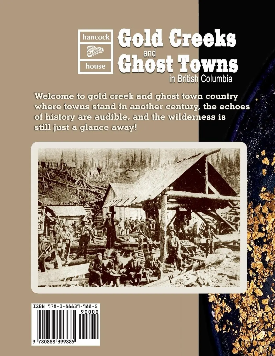 Rückseite: 9780888399885 | Gold Creeks &amp; Ghost Towns | of British Columbia | N. L Barlee | Buch