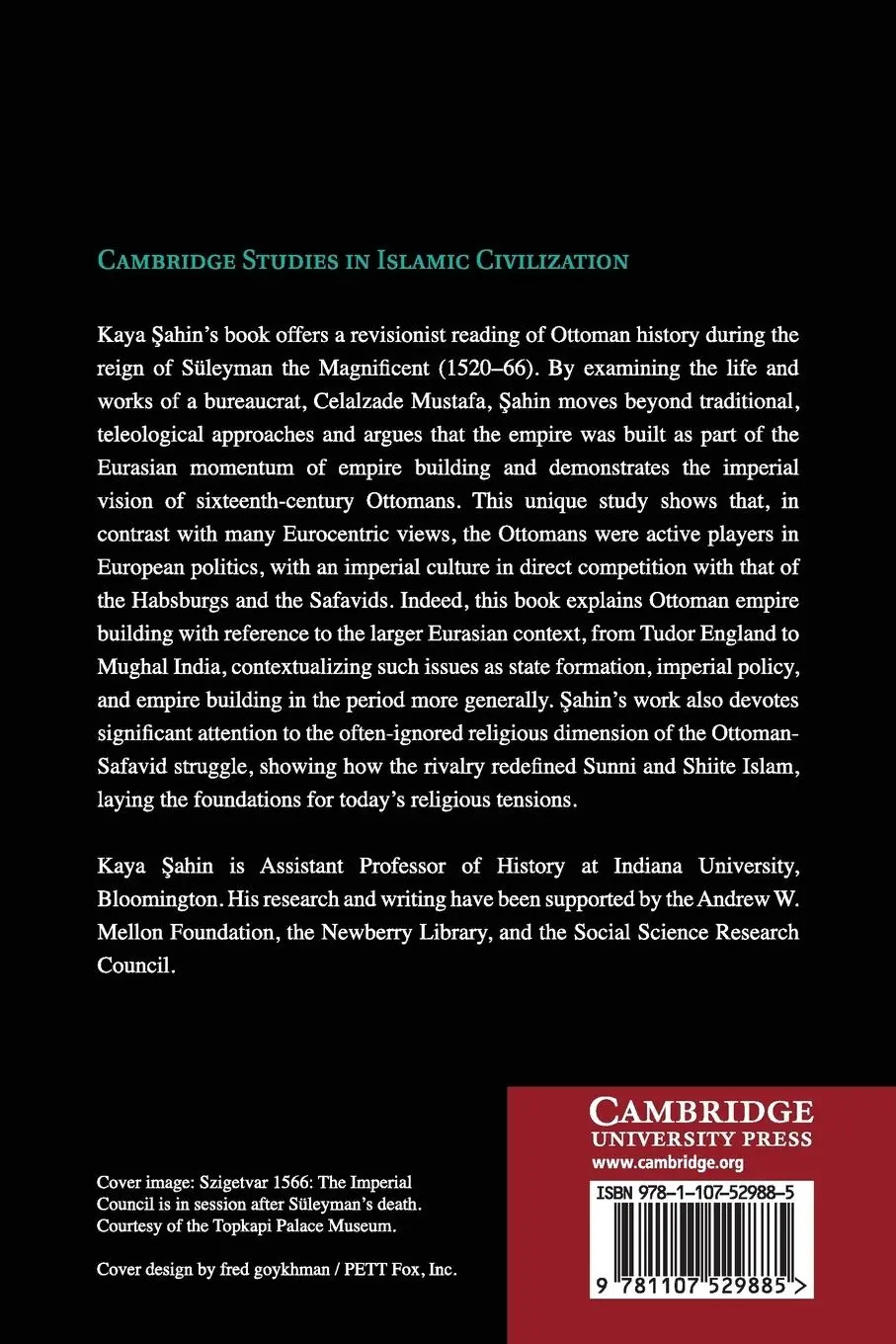Rückseite: 9781107529885 | Empire and Power in the Reign of Süleyman | Kaya ¿Ahin | Taschenbuch