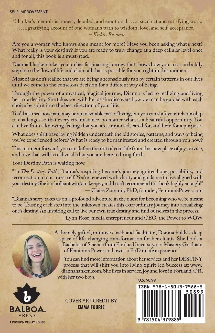 Rückseite: 9781504379885 | The Destiny Path | Being Alone to Coming Home: A Heroine's Journey