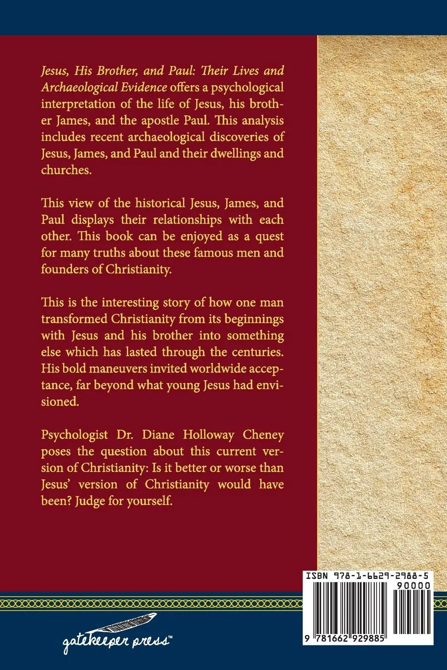 Rückseite: 9781662929885 | Jesus, His Brother, and Paul | Their Lives and Archaeological Evidence