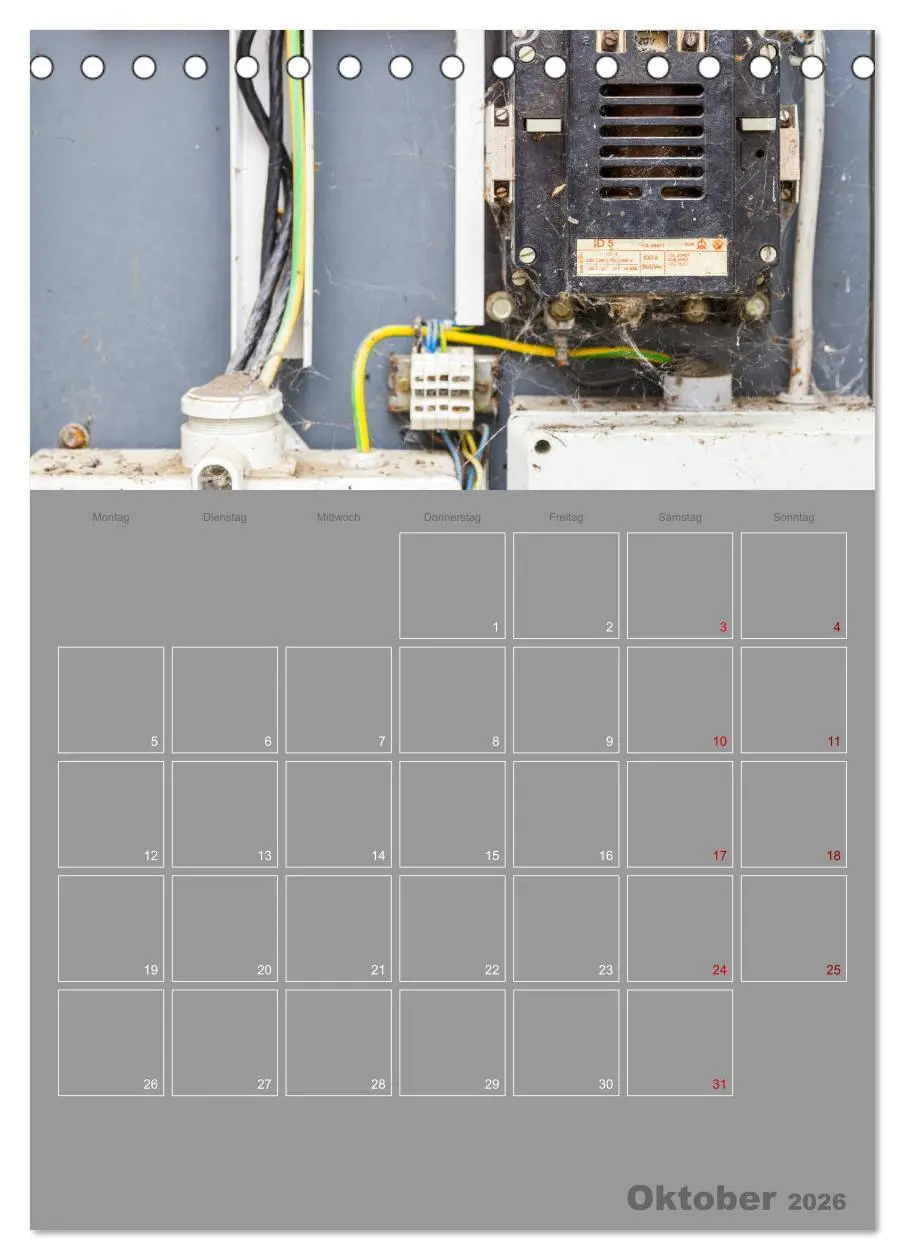 Bild: 9783516369885 | Brandgefährliche elektrische Anlagen (Tischkalender 2026 DIN A5...